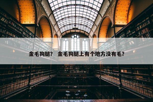 金毛狗腿？ 金毛狗腿上有个地方没有毛？