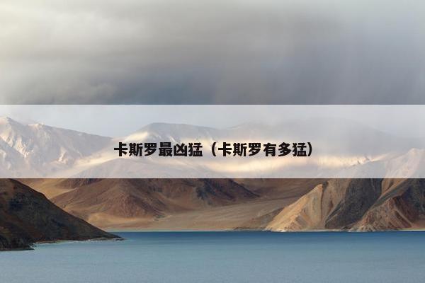 卡斯罗最凶猛（卡斯罗有多猛）