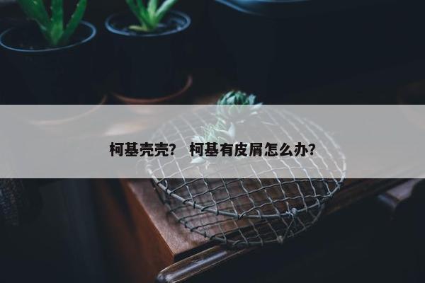 柯基壳壳？ 柯基有皮屑怎么办？