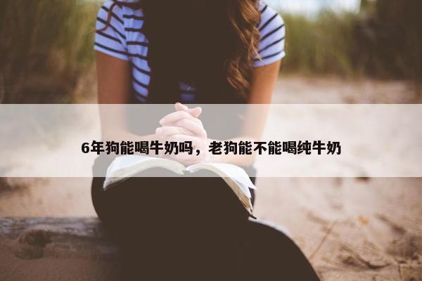 6年狗能喝牛奶吗，老狗能不能喝纯牛奶