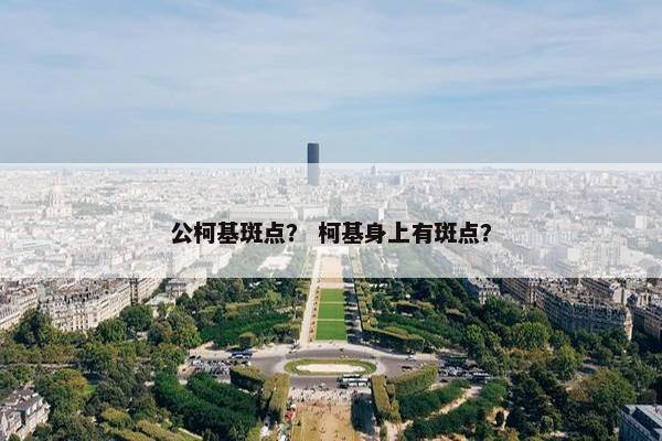 公柯基斑点？ 柯基身上有斑点？