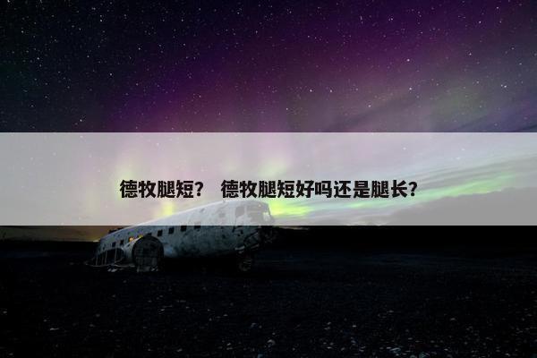 德牧腿短？ 德牧腿短好吗还是腿长？