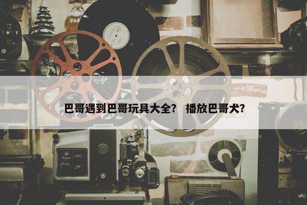 巴哥遇到巴哥玩具大全？ 播放巴哥犬？