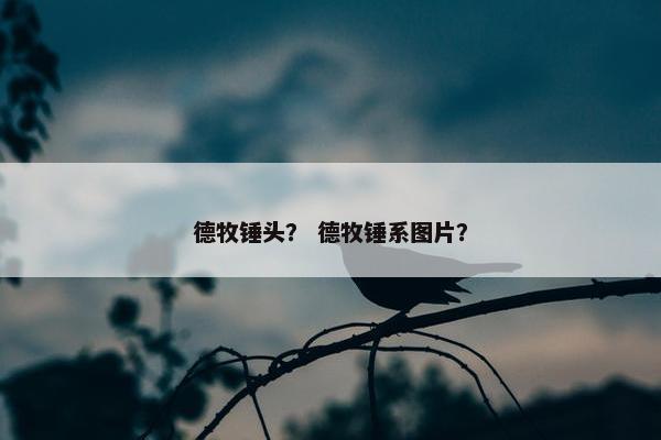 德牧锤头？ 德牧锤系图片？