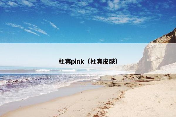 杜宾pink（杜宾皮肤）