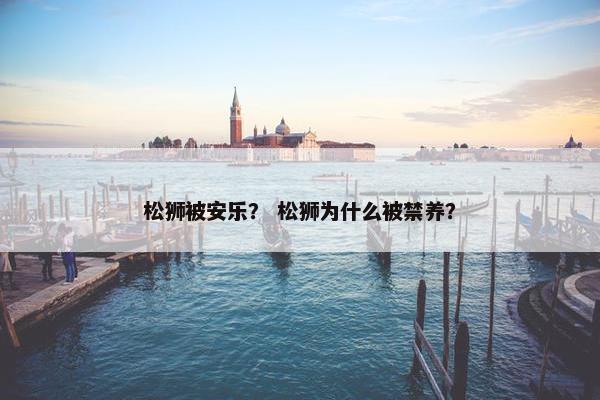 松狮被安乐？ 松狮为什么被禁养？