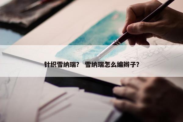 针织雪纳瑞？ 雪纳瑞怎么编辫子？