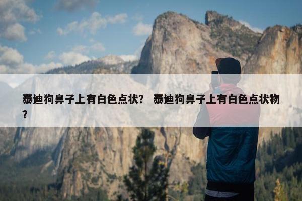泰迪狗鼻子上有白色点状？ 泰迪狗鼻子上有白色点状物？