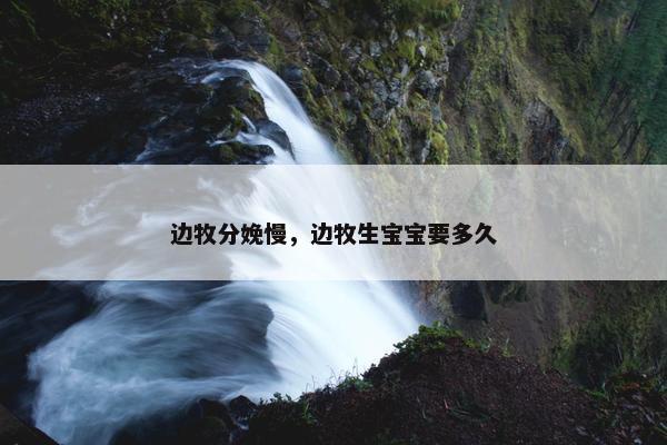 边牧分娩慢，边牧生宝宝要多久