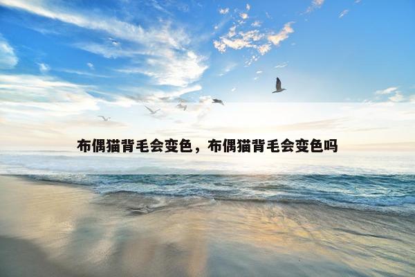 布偶猫背毛会变色，布偶猫背毛会变色吗