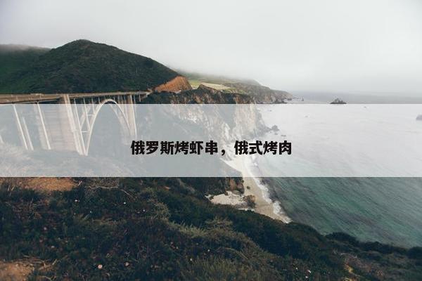 俄罗斯烤虾串，俄式烤肉