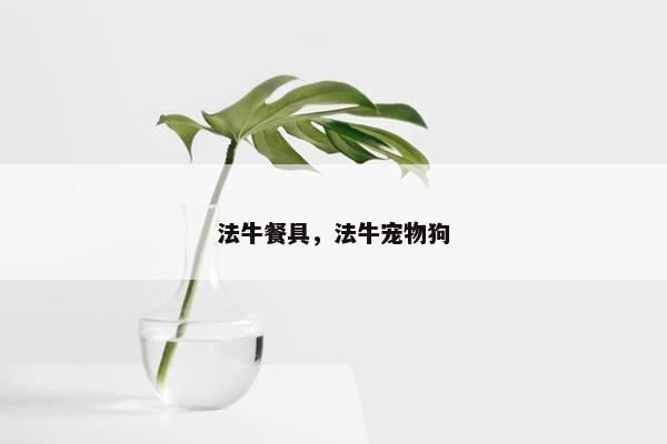法牛餐具，法牛宠物狗