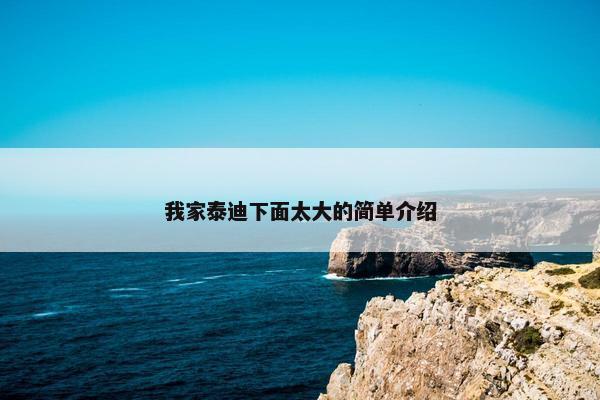 我家泰迪下面太大的简单介绍