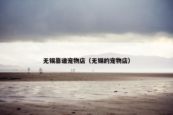 无锡靠谱宠物店（无锡的宠物店）
