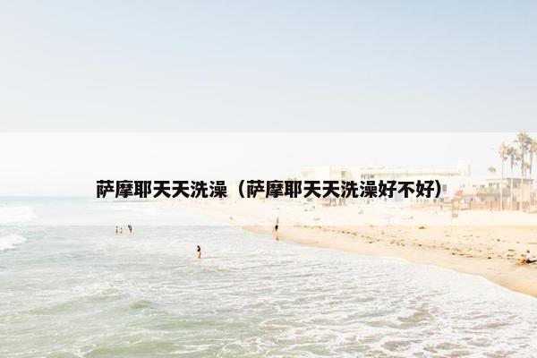 萨摩耶天天洗澡（萨摩耶天天洗澡好不好）