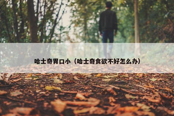 哈士奇胃口小（哈士奇食欲不好怎么办）