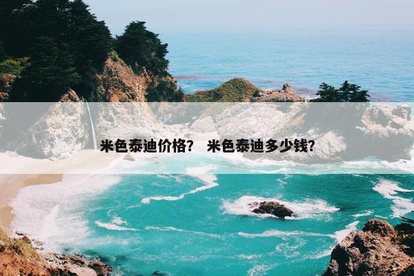 米色泰迪价格？ 米色泰迪多少钱？