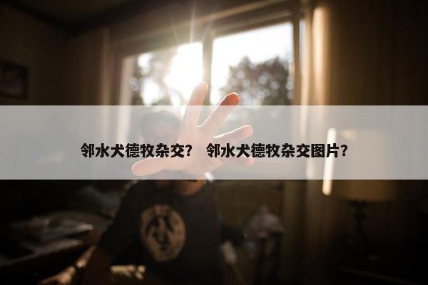 邻水犬德牧杂交？ 邻水犬德牧杂交图片？