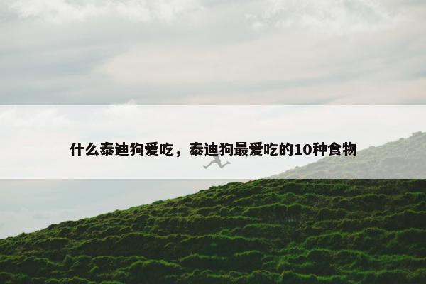什么泰迪狗爱吃，泰迪狗最爱吃的10种食物