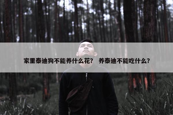 家里泰迪狗不能养什么花？ 养泰迪不能吃什么？