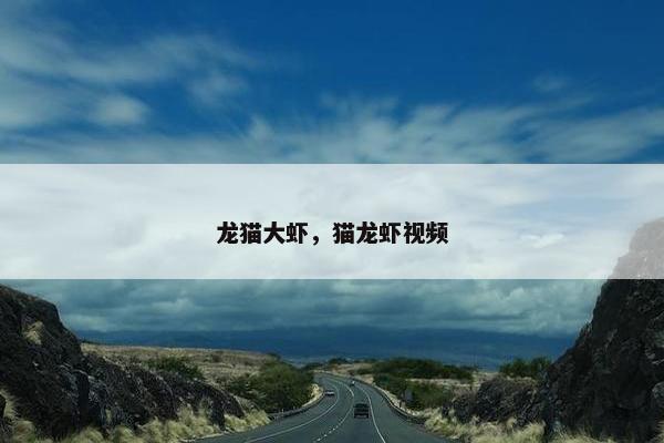 龙猫大虾，猫龙虾视频