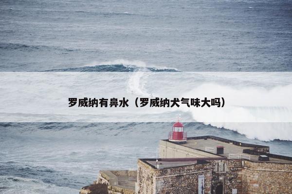 罗威纳有鼻水（罗威纳犬气味大吗）