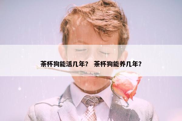 茶杯狗能活几年？ 茶杯狗能养几年？