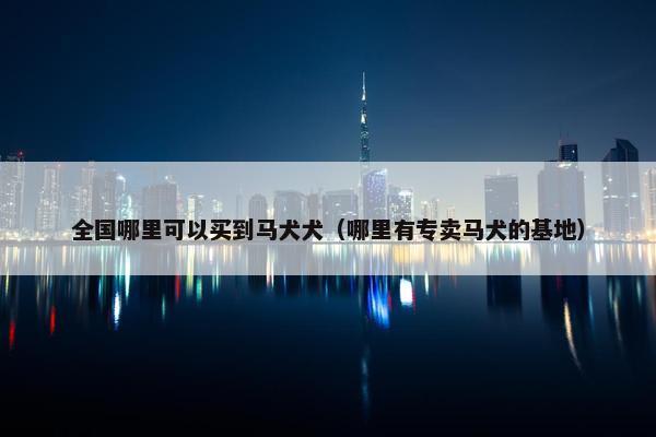 全国哪里可以买到马犬犬（哪里有专卖马犬的基地）