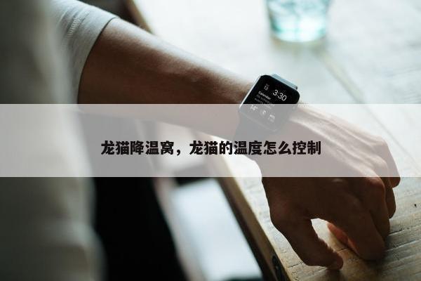 龙猫降温窝，龙猫的温度怎么控制