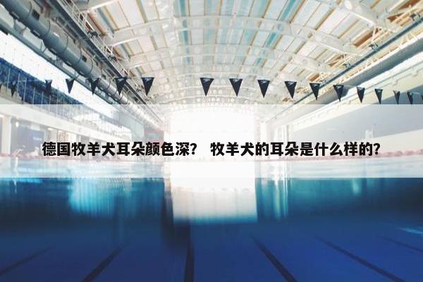 德国牧羊犬耳朵颜色深？ 牧羊犬的耳朵是什么样的？
