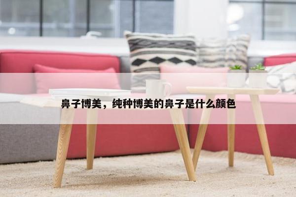 鼻子博美，纯种博美的鼻子是什么颜色