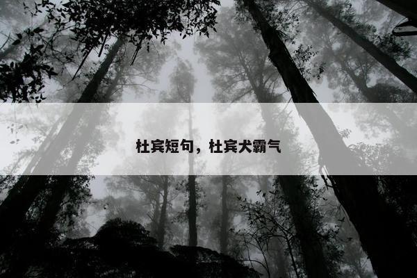 杜宾短句，杜宾犬霸气