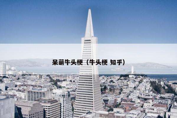 呆萌牛头梗（牛头梗 知乎）