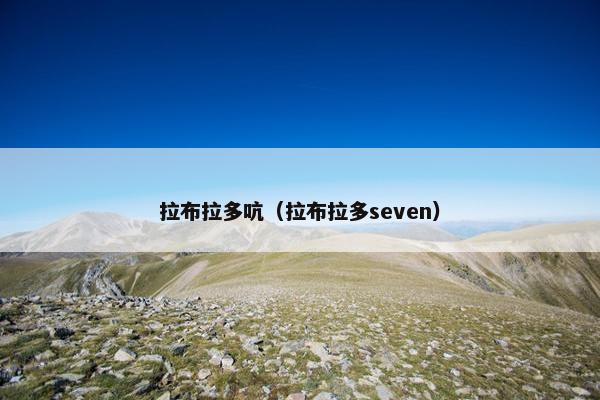 拉布拉多吭（拉布拉多seven）