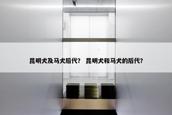 昆明犬及马犬后代？ 昆明犬和马犬的后代？