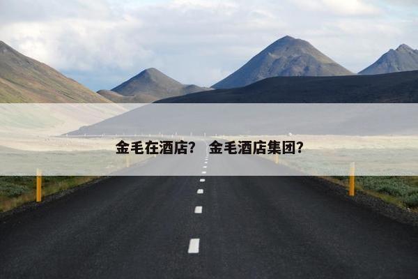金毛在酒店？ 金毛酒店集团？