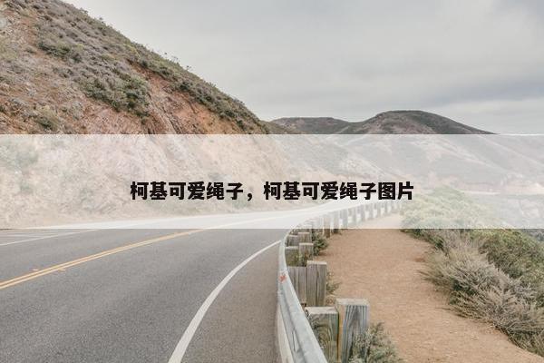 柯基可爱绳子，柯基可爱绳子图片