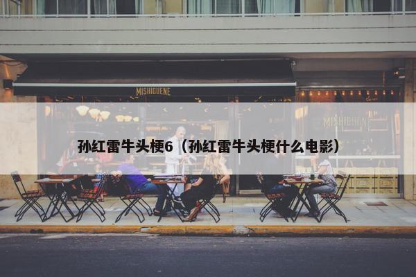 孙红雷牛头梗6（孙红雷牛头梗什么电影）