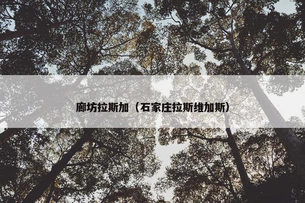廊坊拉斯加（石家庄拉斯维加斯）