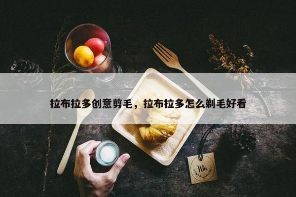 拉布拉多创意剪毛，拉布拉多怎么剃毛好看