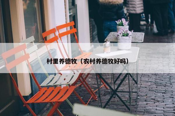 村里养德牧（农村养德牧好吗）