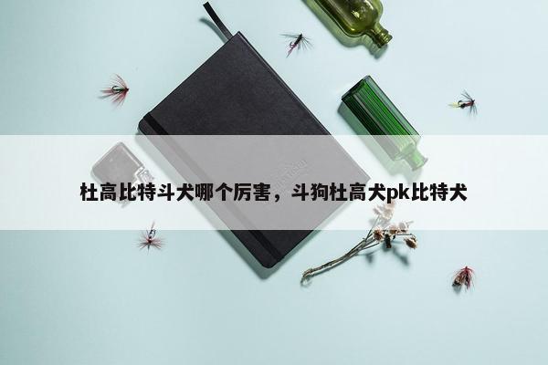 杜高比特斗犬哪个厉害，斗狗杜高犬pk比特犬