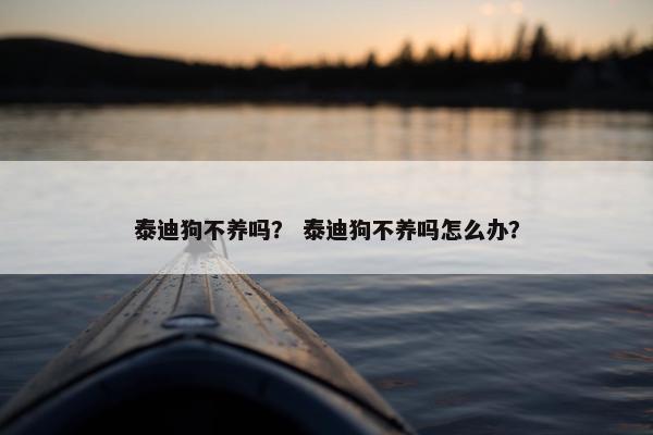 泰迪狗不养吗？ 泰迪狗不养吗怎么办？