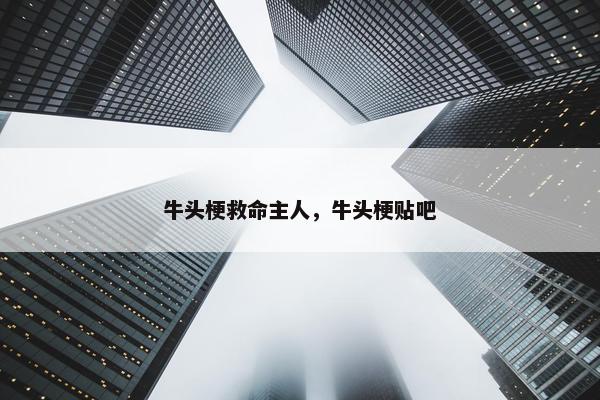 牛头梗救命主人，牛头梗贴吧