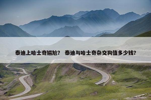 泰迪上哈士奇尴尬？ 泰迪与哈士奇杂交狗值多少钱？