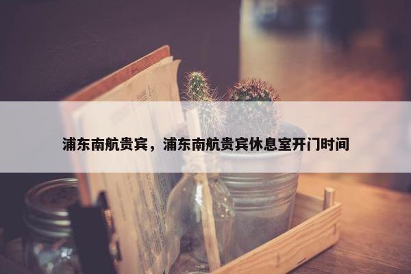 浦东南航贵宾，浦东南航贵宾休息室开门时间