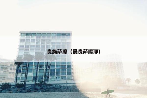 贵族萨摩（最贵萨摩耶）
