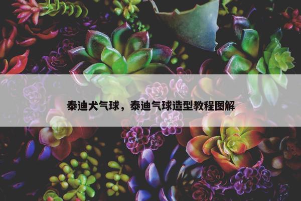 泰迪犬气球，泰迪气球造型教程图解