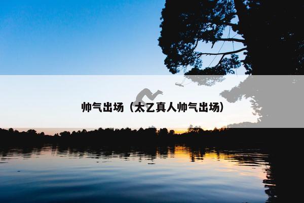 帅气出场（太乙真人帅气出场）