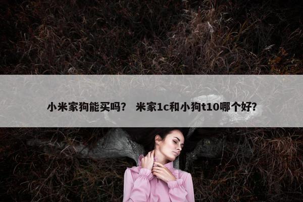 小米家狗能买吗？ 米家1c和小狗t10哪个好？